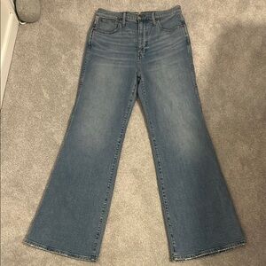 Women's Madewell 11” High-Rise Flare Jeans Size 29